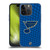 NHL St Louis Blues Net Pattern Soft Gel Case for Apple iPhone 15 Pro