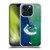 NHL Vancouver Canucks Half Distressed Soft Gel Case for Apple iPhone 15 Pro