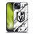 NHL Vegas Golden Knights Marble Soft Gel Case for Apple iPhone 15