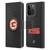 NHL Calgary Flames Puck Texture Leather Book Wallet Case Cover For Apple iPhone 15 Pro