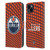 NHL Edmonton Oilers Net Pattern Leather Book Wallet Case Cover For Apple iPhone 15 Plus