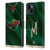 NHL Minnesota Wild Jersey Leather Book Wallet Case Cover For Apple iPhone 15