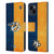 NHL Nashville Predators Half Distressed Leather Book Wallet Case Cover For Apple iPhone 15