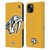 NHL Nashville Predators Oversized Leather Book Wallet Case Cover For Apple iPhone 15 Plus