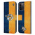 NHL Nashville Predators Half Distressed Leather Book Wallet Case Cover For Apple iPhone 15 Pro Max