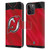 NHL New Jersey Devils Jersey Leather Book Wallet Case Cover For Apple iPhone 15 Pro Max
