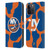 NHL New York Islanders Cow Pattern Leather Book Wallet Case Cover For Apple iPhone 15 Pro Max