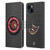 NHL Ottawa Senators Puck Texture Leather Book Wallet Case Cover For Apple iPhone 15