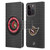 NHL Ottawa Senators Puck Texture Leather Book Wallet Case Cover For Apple iPhone 15 Pro