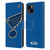 NHL St Louis Blues Oversized Leather Book Wallet Case Cover For Apple iPhone 15