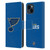 NHL St Louis Blues Plain Leather Book Wallet Case Cover For Apple iPhone 15