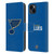 NHL St Louis Blues Plain Leather Book Wallet Case Cover For Apple iPhone 15 Plus
