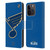 NHL St Louis Blues Oversized Leather Book Wallet Case Cover For Apple iPhone 15 Pro