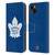 NHL Toronto Maple Leafs Plain Leather Book Wallet Case Cover For Apple iPhone 15 Plus