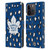 NHL Toronto Maple Leafs Leopard Patten Leather Book Wallet Case Cover For Apple iPhone 15 Pro