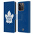 NHL Toronto Maple Leafs Plain Leather Book Wallet Case Cover For Apple iPhone 15 Pro