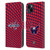 NHL Washington Capitals Net Pattern Leather Book Wallet Case Cover For Apple iPhone 15 Plus