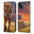 Vincent Hie Felidae Rising Tiger Leather Book Wallet Case Cover For Apple iPhone 15 Plus