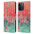 Elisabeth Fredriksson Cubes Collection Rose And Turquoise Leather Book Wallet Case Cover For Apple iPhone 15 Pro
