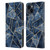 Elisabeth Fredriksson Stone Collection Blue Leather Book Wallet Case Cover For Apple iPhone 15