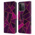 Elisabeth Fredriksson Stone Collection Purple Leather Book Wallet Case Cover For Apple iPhone 15 Pro