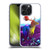 Dave Loblaw Animals Purple Mountain Deer Soft Gel Case for Apple iPhone 15 Pro Max