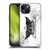 Aerosmith Black And White Triangle Winged Logo Soft Gel Case for Apple iPhone 15