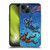 David Lozeau Skeleton Grunge Astronaut Battle Soft Gel Case for Apple iPhone 15