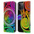 Beth Wilson Rainbow Celtic Knots Spirals Leather Book Wallet Case Cover For Apple iPhone 15 Pro Max