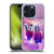 Random Galaxy Space Llama Kitty & Cat Soft Gel Case for Apple iPhone 15 Pro