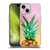 Mai Autumn Paintings Ombre Pineapple Soft Gel Case for Apple iPhone 15