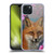 Ash Evans Animals Fox Peonies Soft Gel Case for Apple iPhone 15 Plus