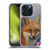 Ash Evans Animals Fox Peonies Soft Gel Case for Apple iPhone 15 Pro