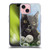 Ash Evans Black Cats 2 Dandelions Soft Gel Case for Apple iPhone 15