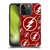 The Flash TV Series Logos Pattern Soft Gel Case for Apple iPhone 15 Pro
