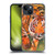 Graeme Stevenson Assorted Designs Tiger 1 Soft Gel Case for Apple iPhone 15