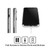 The Jam Key Art Black White Logo Soft Gel Case for Apple iPhone 15 Pro Max