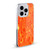 Suzan Lind Marble 2 Orange Soft Gel Case for Apple iPhone 15