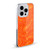 Suzan Lind Marble 2 Honey Orange Soft Gel Case for Apple iPhone 15 Plus