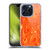 Suzan Lind Marble 2 Orange Soft Gel Case for Apple iPhone 15 Pro