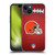 NFL Cleveland Browns Graphics Football Soft Gel Case for Apple iPhone 15 Plus