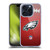 NFL Philadelphia Eagles Graphics Football Soft Gel Case for Apple iPhone 15 Pro