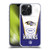 NFL Baltimore Ravens Logo Art Banner Soft Gel Case for Apple iPhone 15 Pro Max
