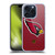 NFL Arizona Cardinals Logo Football Soft Gel Case for Apple iPhone 15 Pro