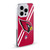 NFL Arizona Cardinals Logo Stripes Soft Gel Case for Apple iPhone 15 Pro