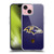 NFL Baltimore Ravens Logo Football Soft Gel Case for Apple iPhone 15