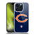 NFL Chicago Bears Logo Plain Soft Gel Case for Apple iPhone 15 Pro