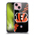 NFL Cincinnati Bengals Logo Stripes Soft Gel Case for Apple iPhone 15