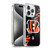 NFL Cincinnati Bengals Logo Stripes Soft Gel Case for Apple iPhone 15 Pro & MagSafe