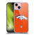 NFL Denver Broncos Logo Plain Soft Gel Case for Apple iPhone 15